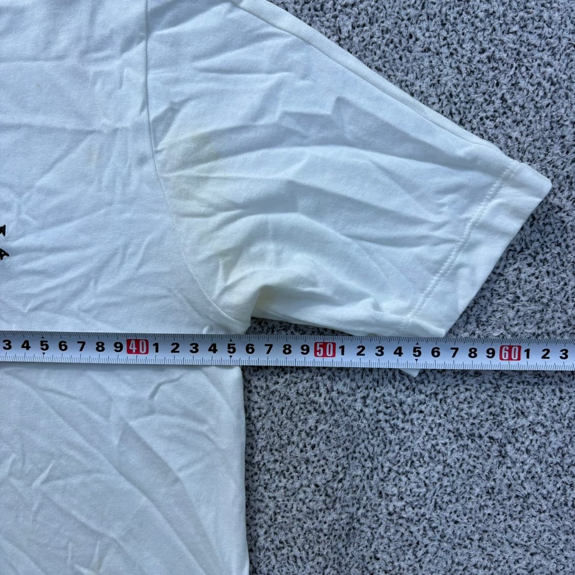 실측확인 앙코라 닻 로고 반팔 티셔츠 0423J 상품이미지5