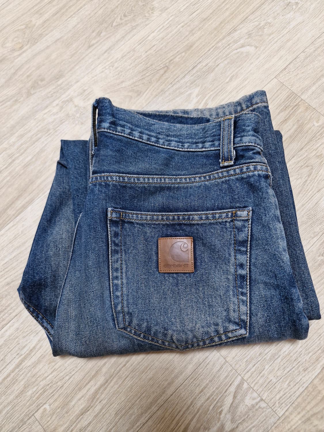 칼하트윕 랜드 팬츠 원 유즈드 블루 30사이즈 판매합니다 상품이미지1