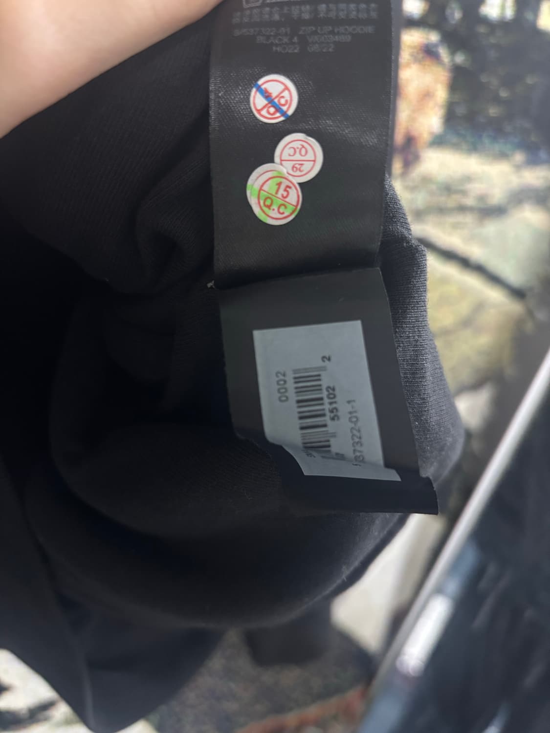 이지갭 후드집업 블랙 s사이즈 상품이미지2