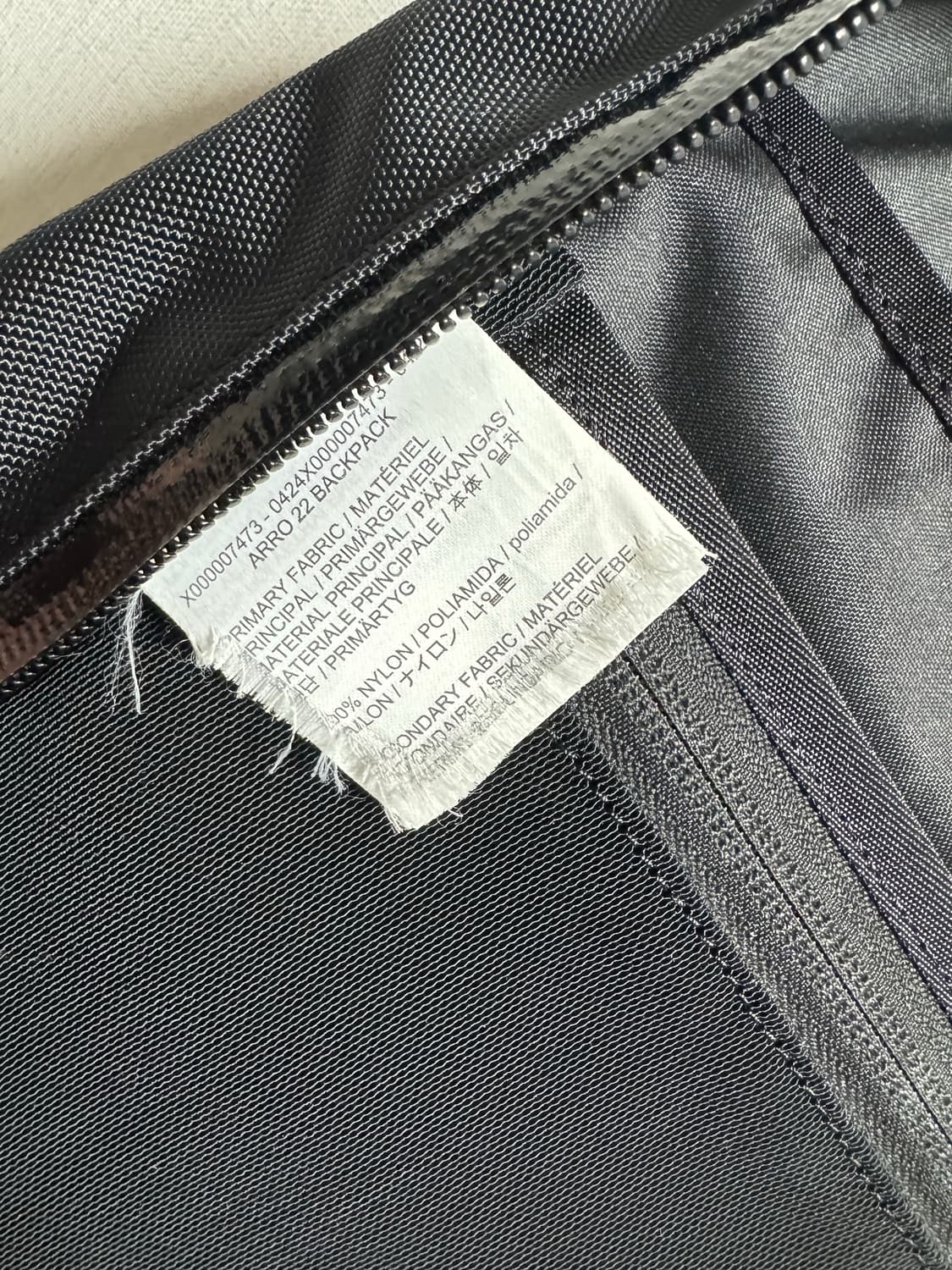 아크테릭스 아로22 백팩 블랙 판매!! #살로몬 아크테릭스 스투시 노스페 상품이미지8