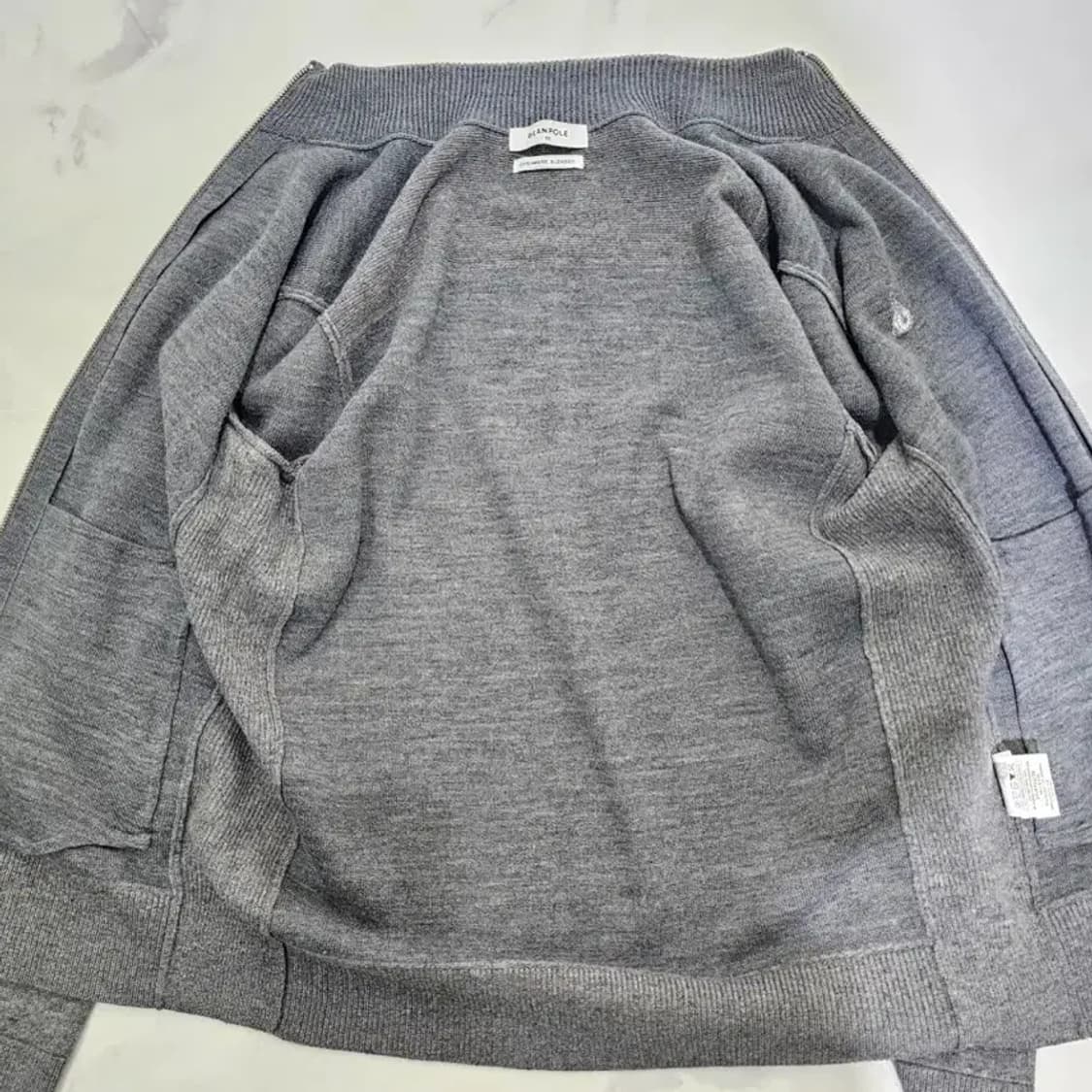 빈폴 남성 울 캐시미어 집업 가디건 95 상품이미지9