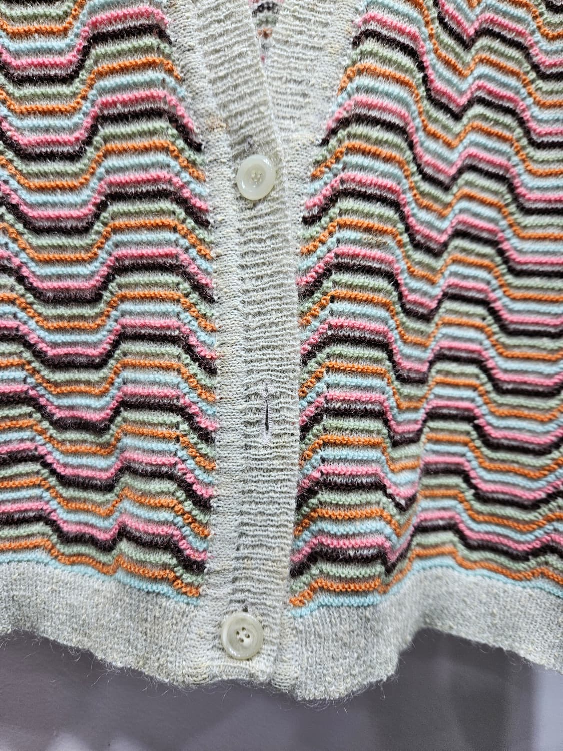 미쏘니 패턴 가디건 상품이미지6