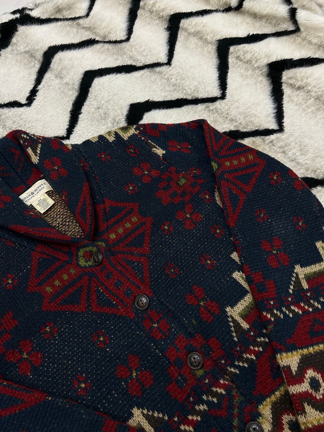 [M]데님앤서플라이 랄프로렌 아즈텍 니트가디건 상품이미지1