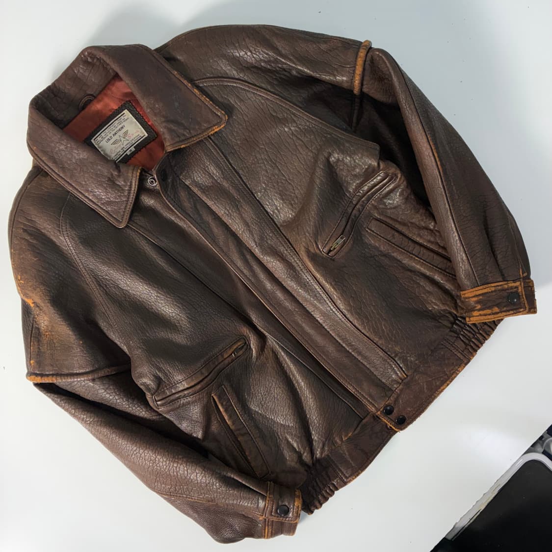 Lold anthony  램스킨 레더 가죽 자켓 상품이미지2