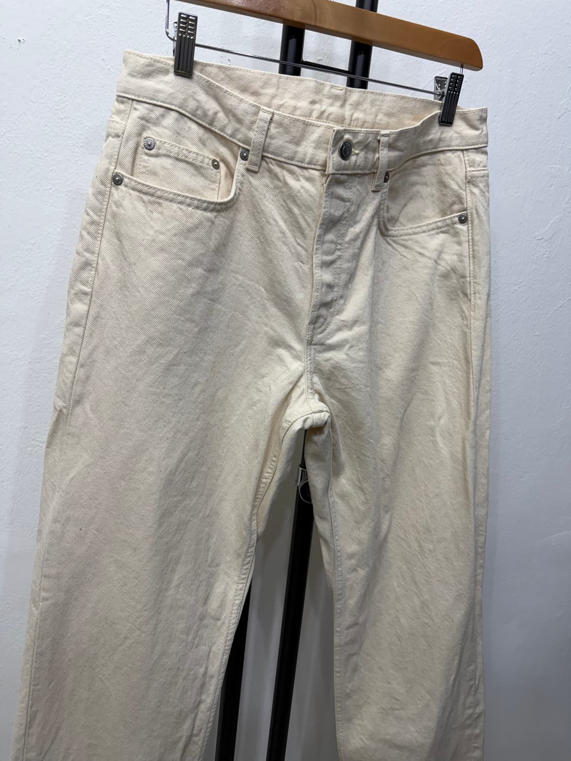 정품) 아르켓 남성 아이보리 데님 팬츠 30-31 상품이미지2
