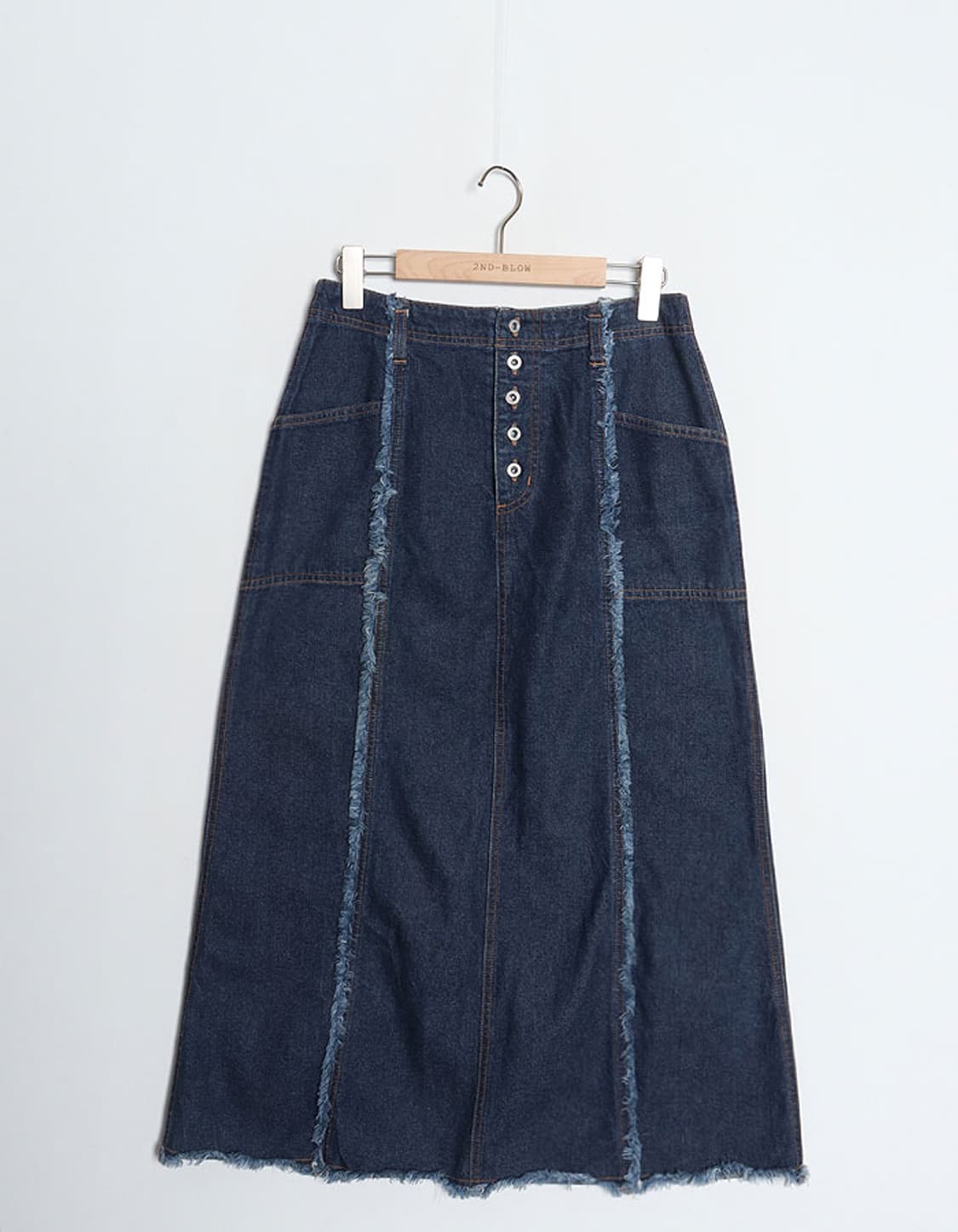Non CutOff Denim Skirt (27~28) 상품이미지1