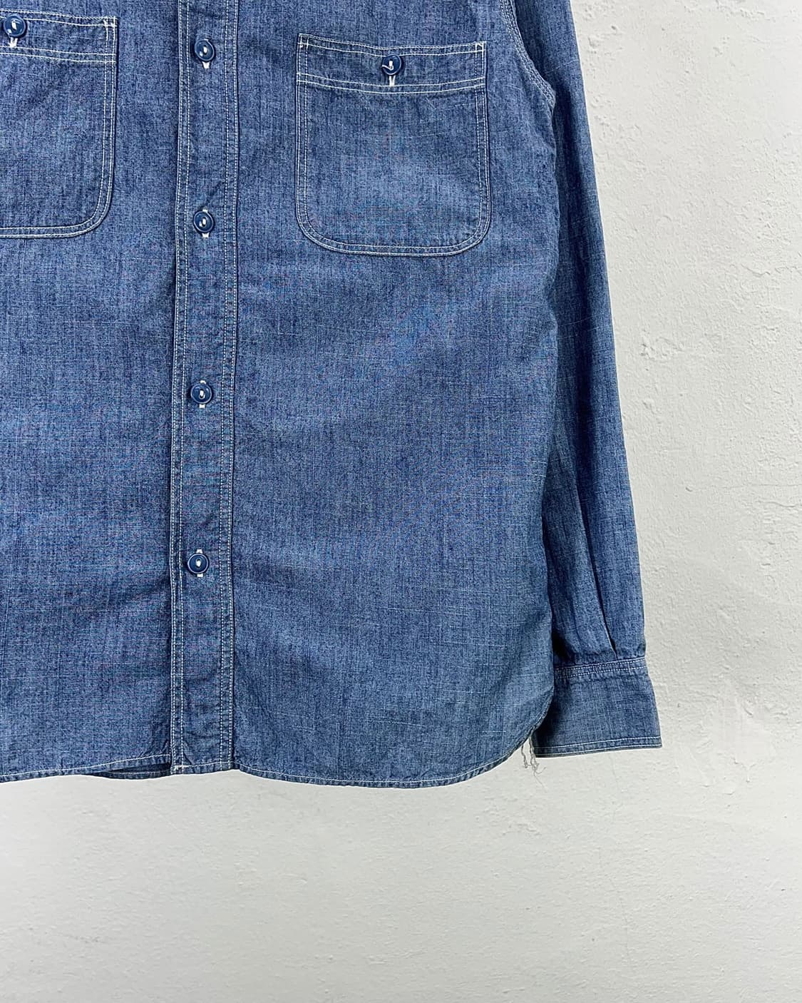 오어슬로우 샴브레이 오리지널 포켓 워크 셔츠 상품이미지5