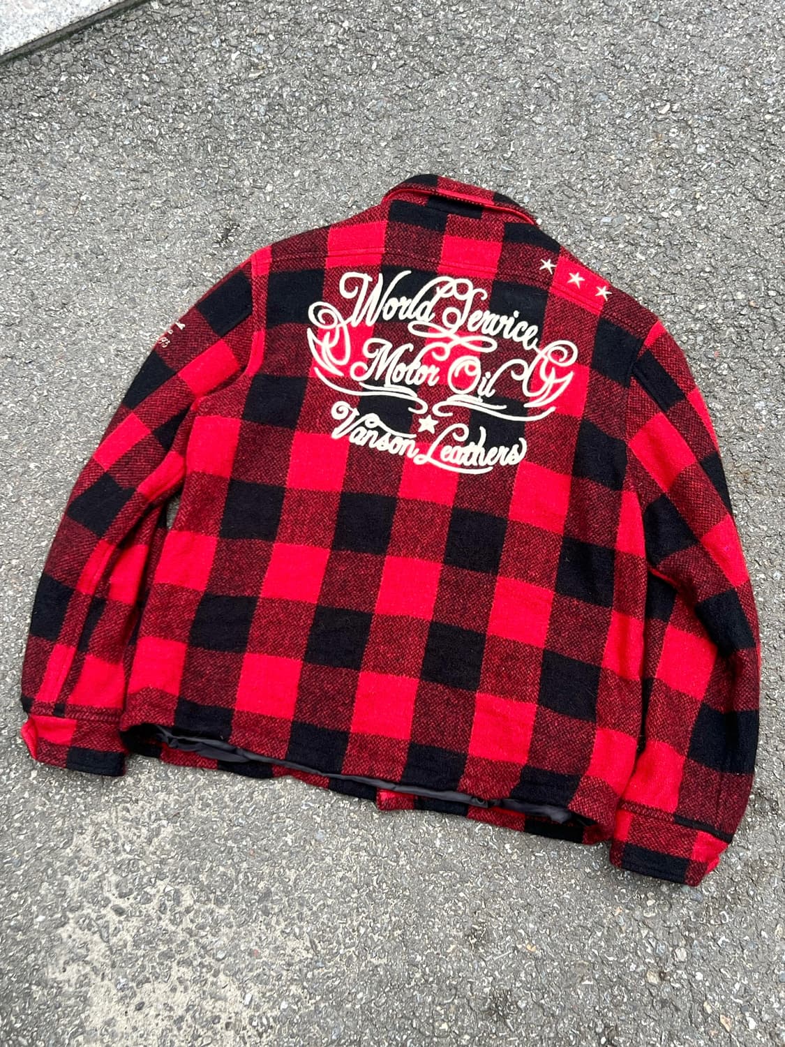 Vanson Leathers Flannel Jacket 상품이미지3
