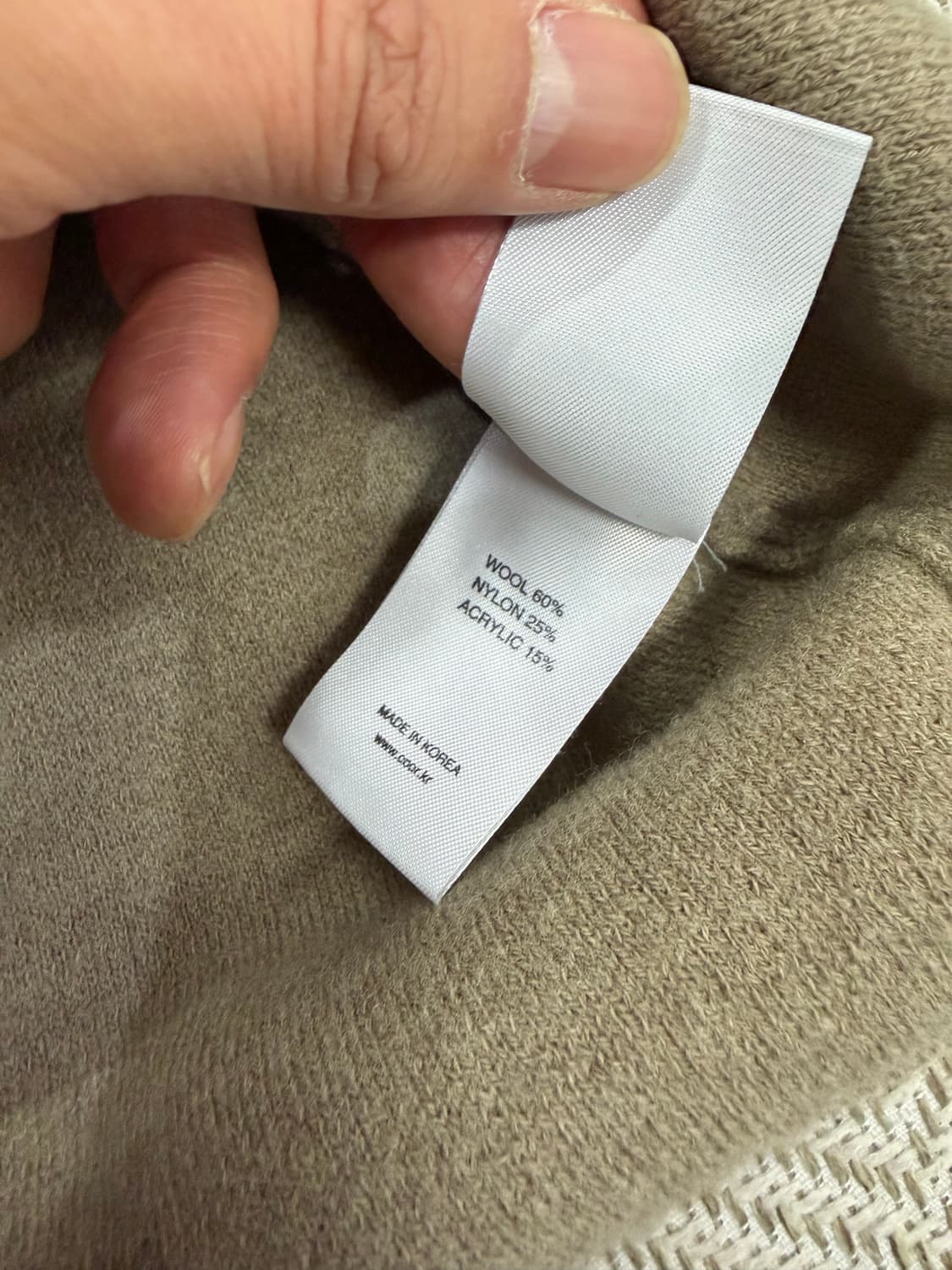 정품) COOR 쿠어 여성니트 S 상품이미지7