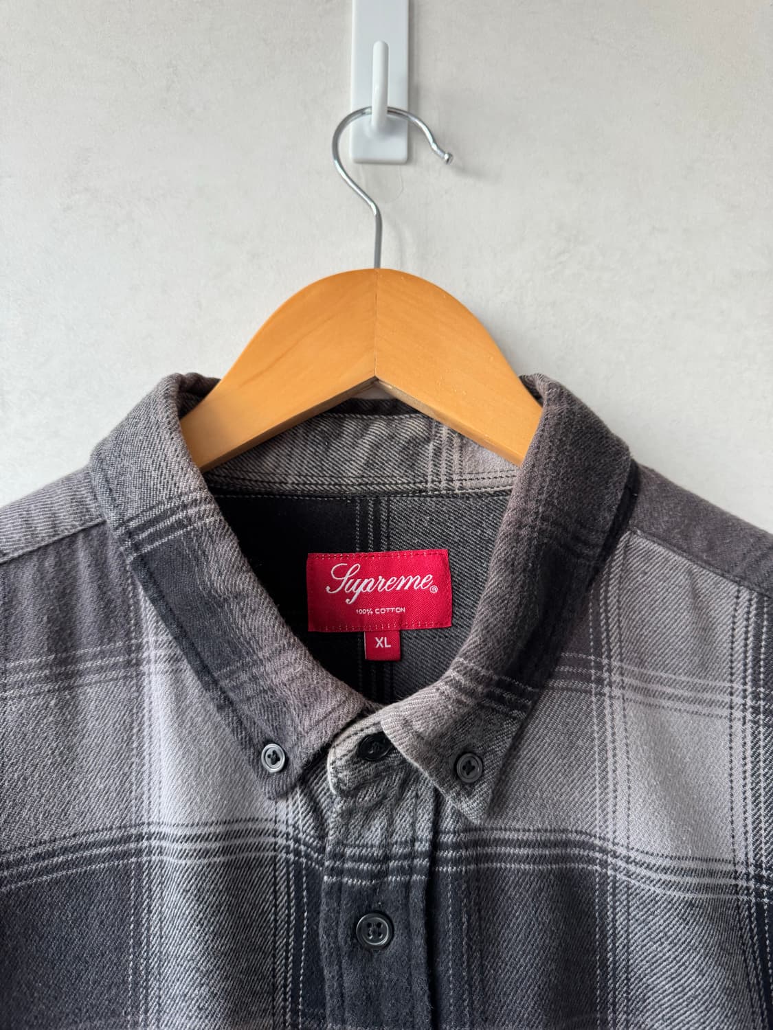 Fw18 슈프림 Shadow Plaid 플란넬 셔츠 상품이미지5