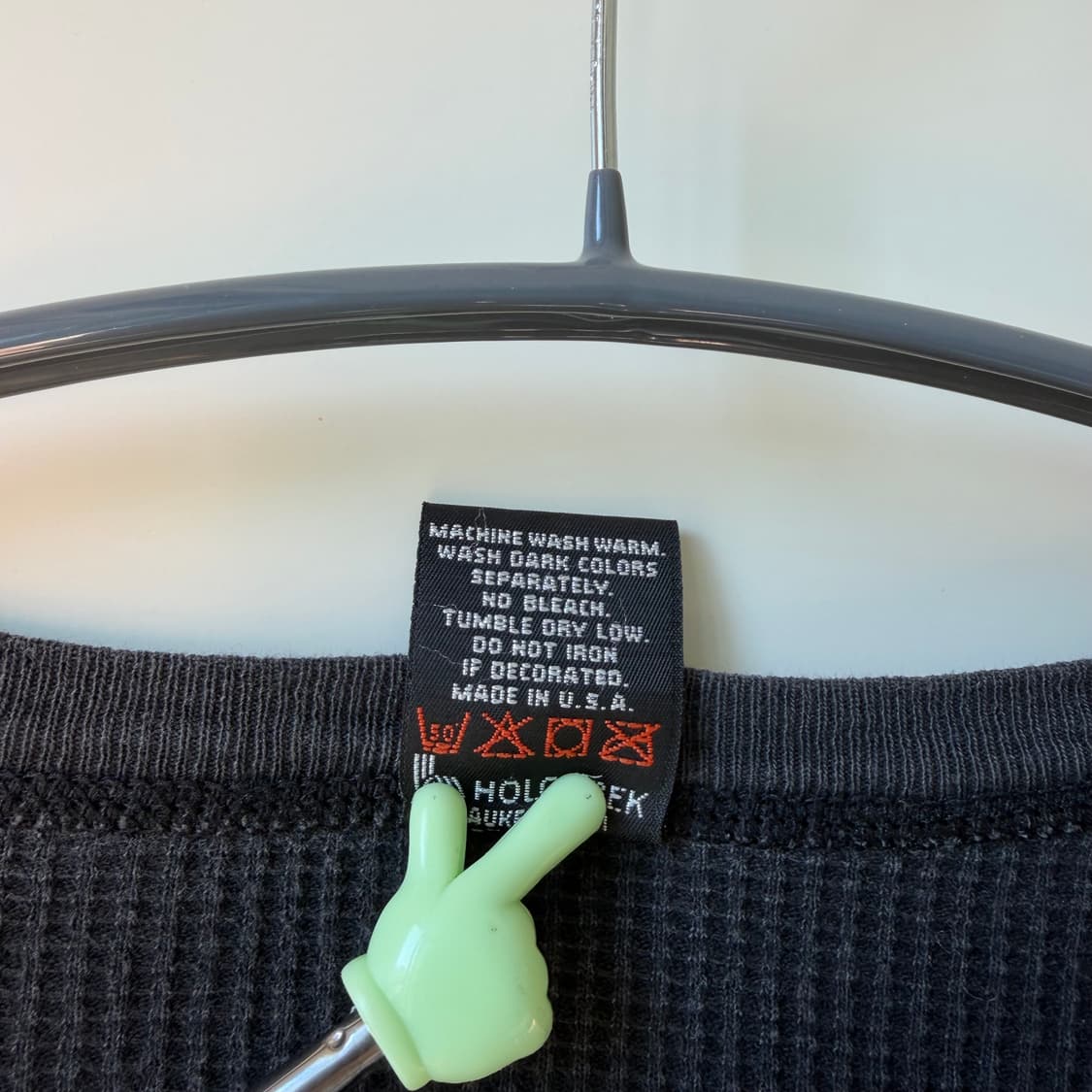 90s 빈티지 할리데이비슨 와플 롱슬리브 써멀 상품이미지7