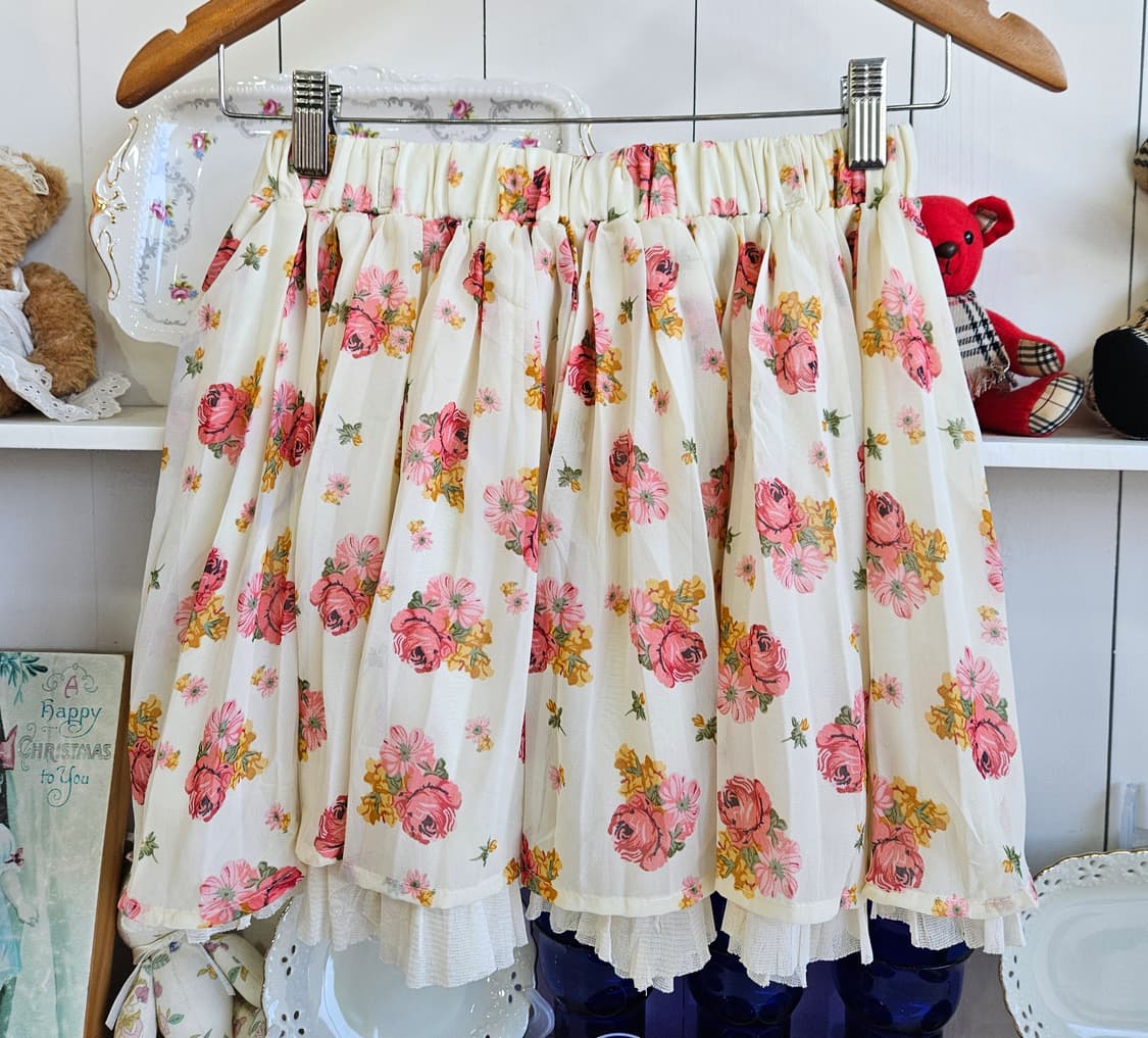 (INGNI) 플라워 쉬폰 캉캉 스커트 상품이미지4