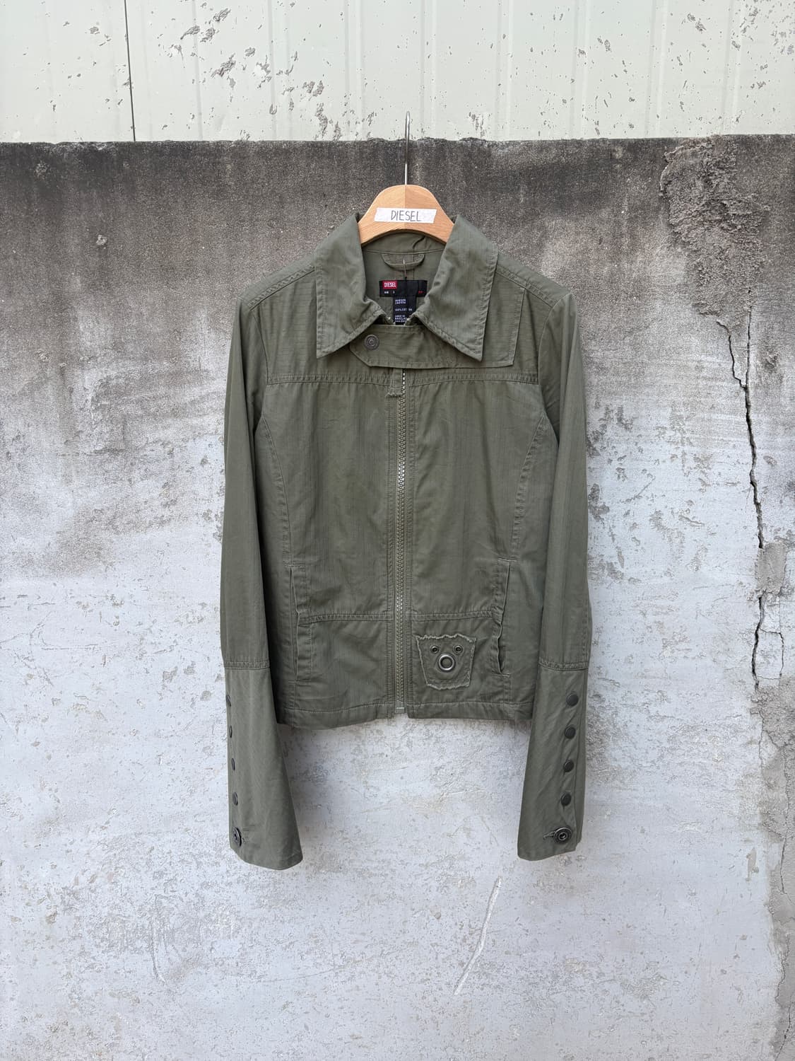 디젤 야상 밀리터리 집업 자켓 상품이미지1
