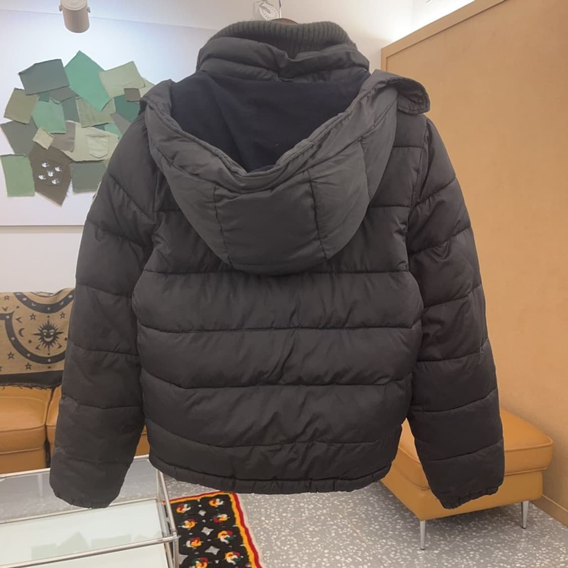 아베크롬비 올드스쿨 빈티지 암패치 캠쉘 패딩 100 C07250 상품이미지4