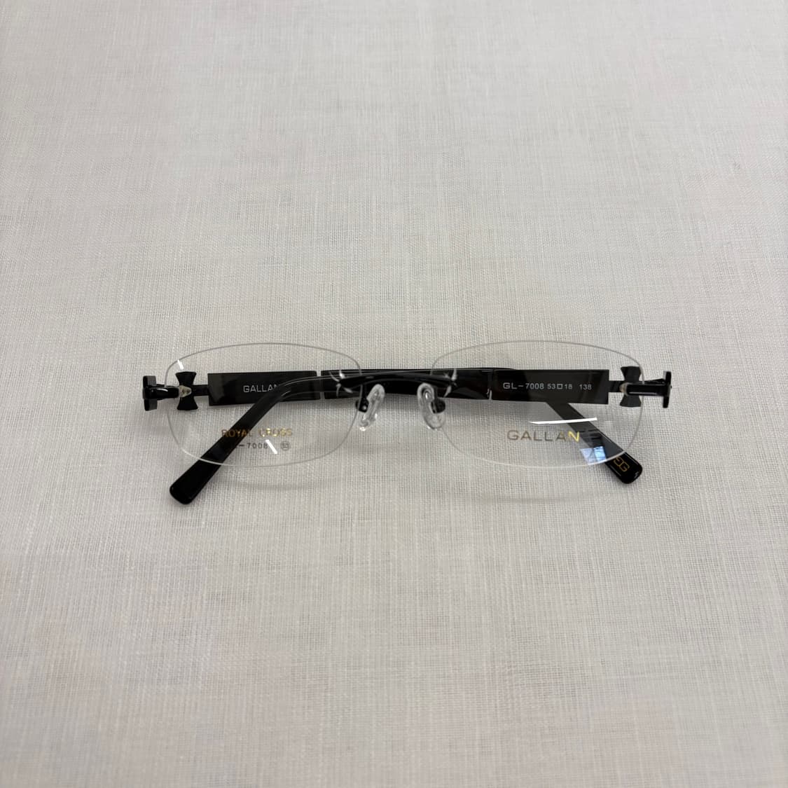 GALLAN 블랙실버 빈티지 무테 상품이미지5