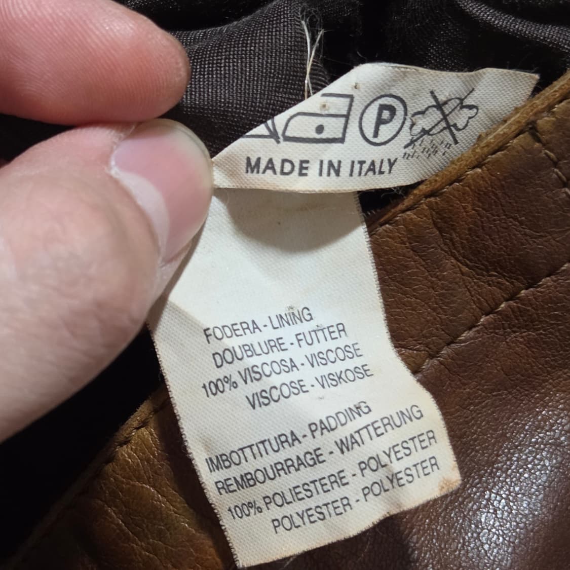이태리산 리얼레더 브라운 가죽 코트 상품이미지9