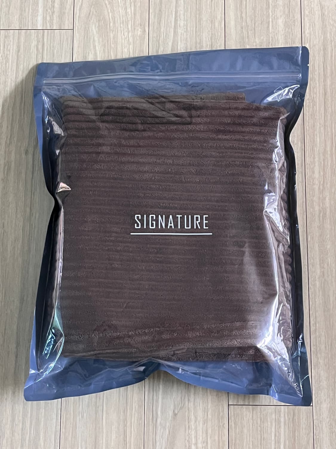 시그니처 볼드 코듀로이 와이드 팬츠 다크브라운 L 상품이미지4