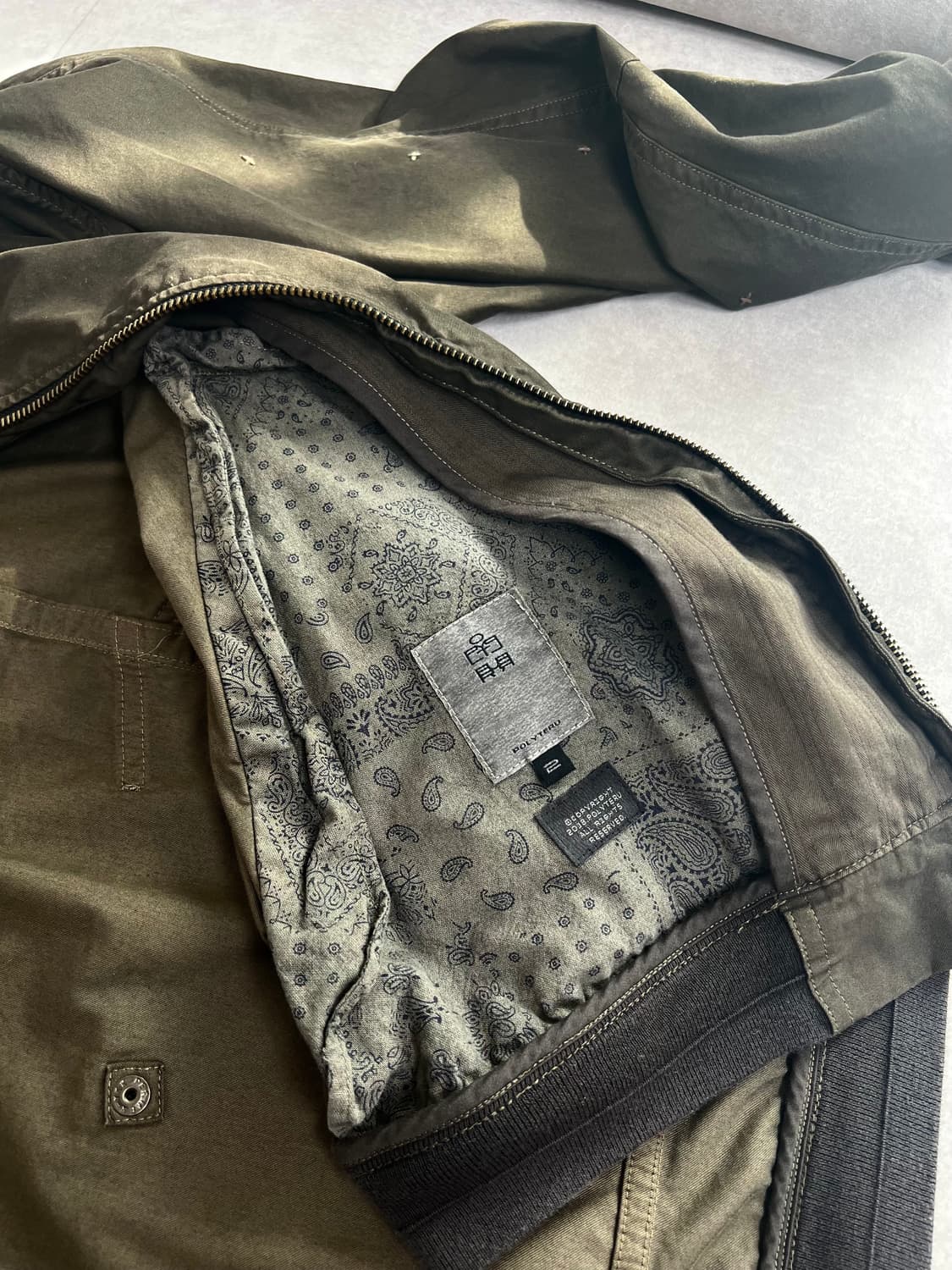 폴리테루 라이트 마원 봄버 올리브 - 24SS 상품이미지4