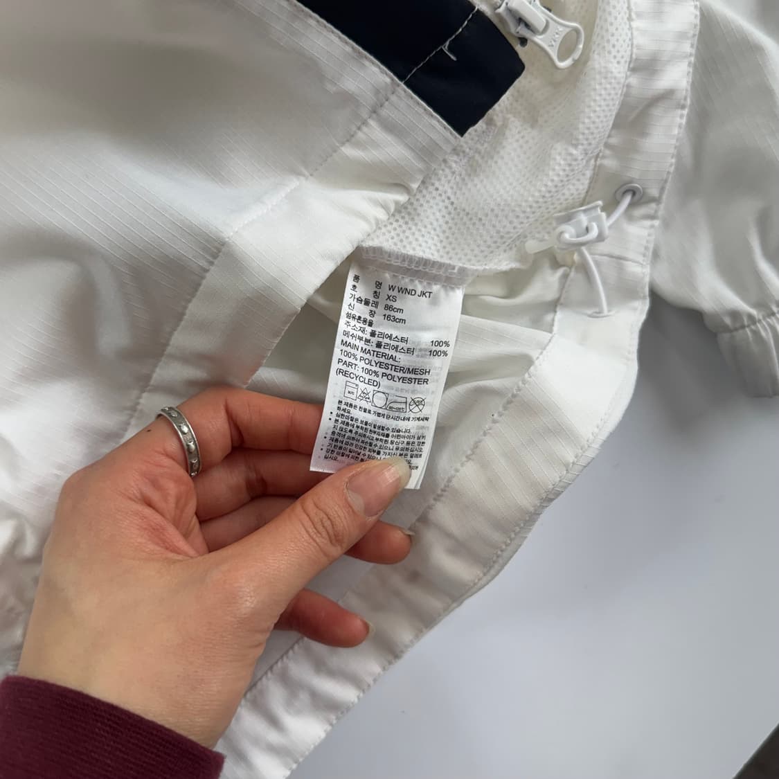 Adidas 아디다스 2-way 흰검 바람막이 상품이미지7