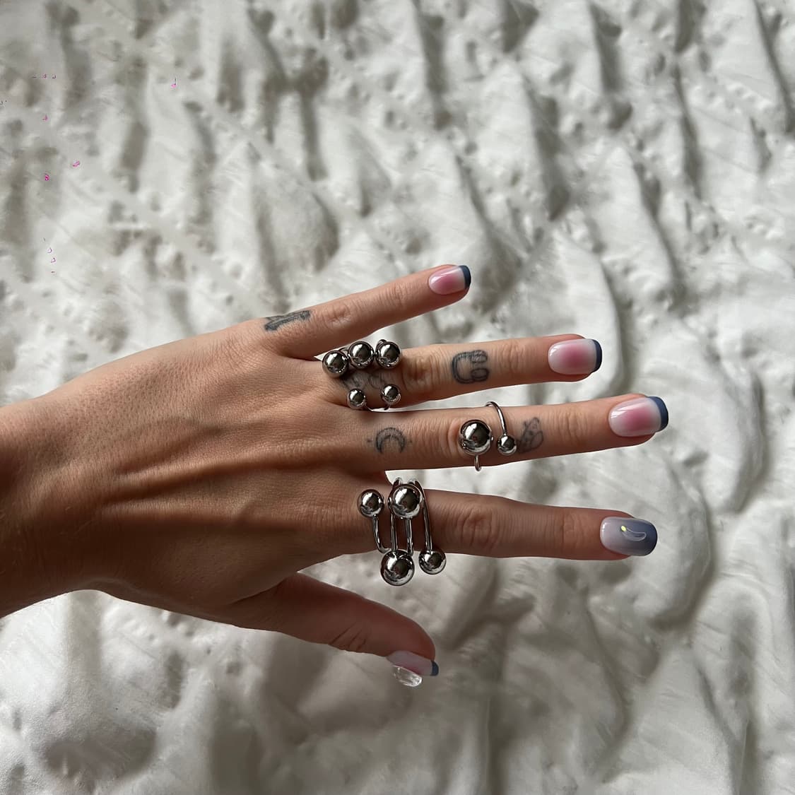 ⚪ 파이브 스피어 반지 상품이미지10