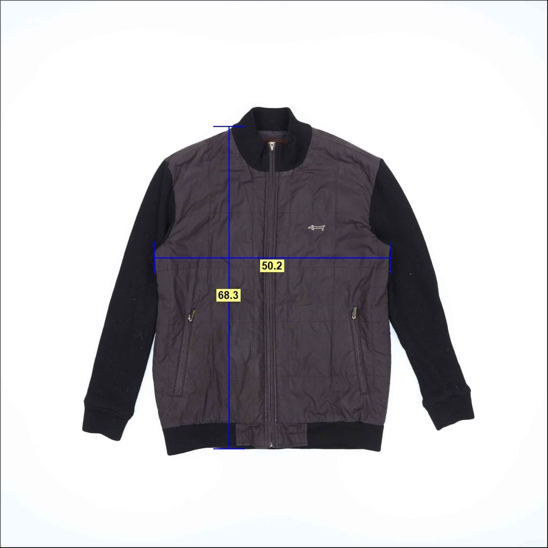 [100] 루이까스텔 방풍 니트집업 자켓 1217H1 상품이미지8