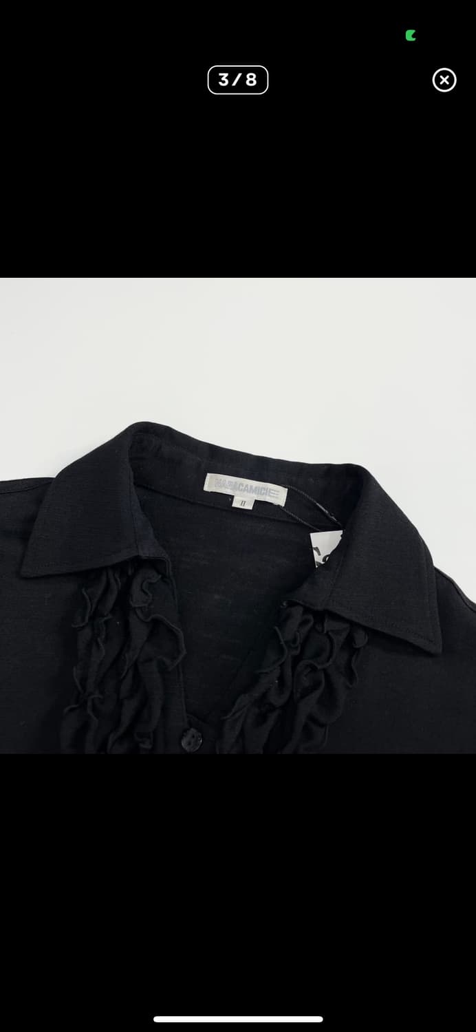 나라카미체  러플셔츠 상품이미지3