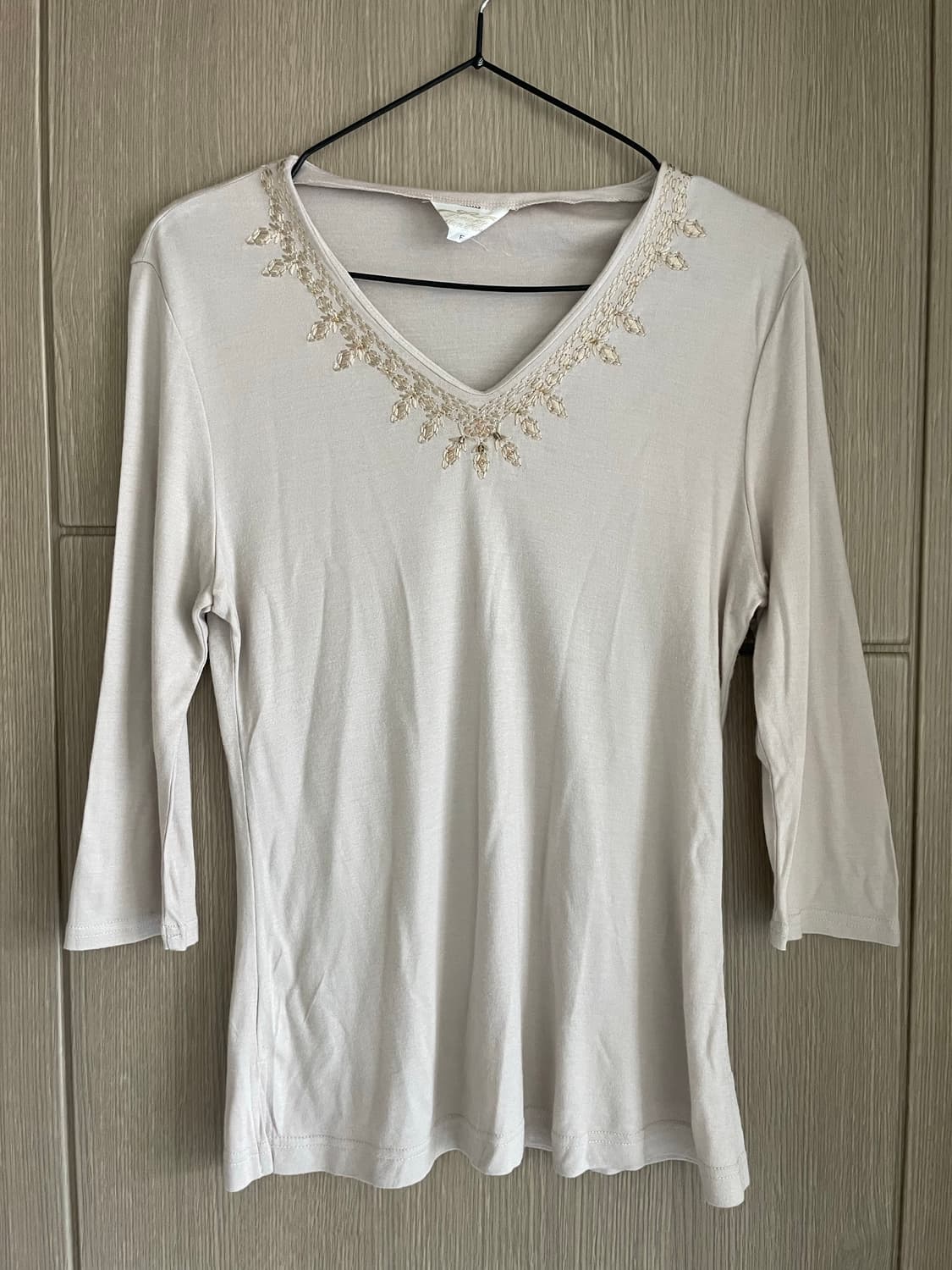 자수 모리걸 에스닉 페어리 하구미 뮤트 탑 상품이미지1