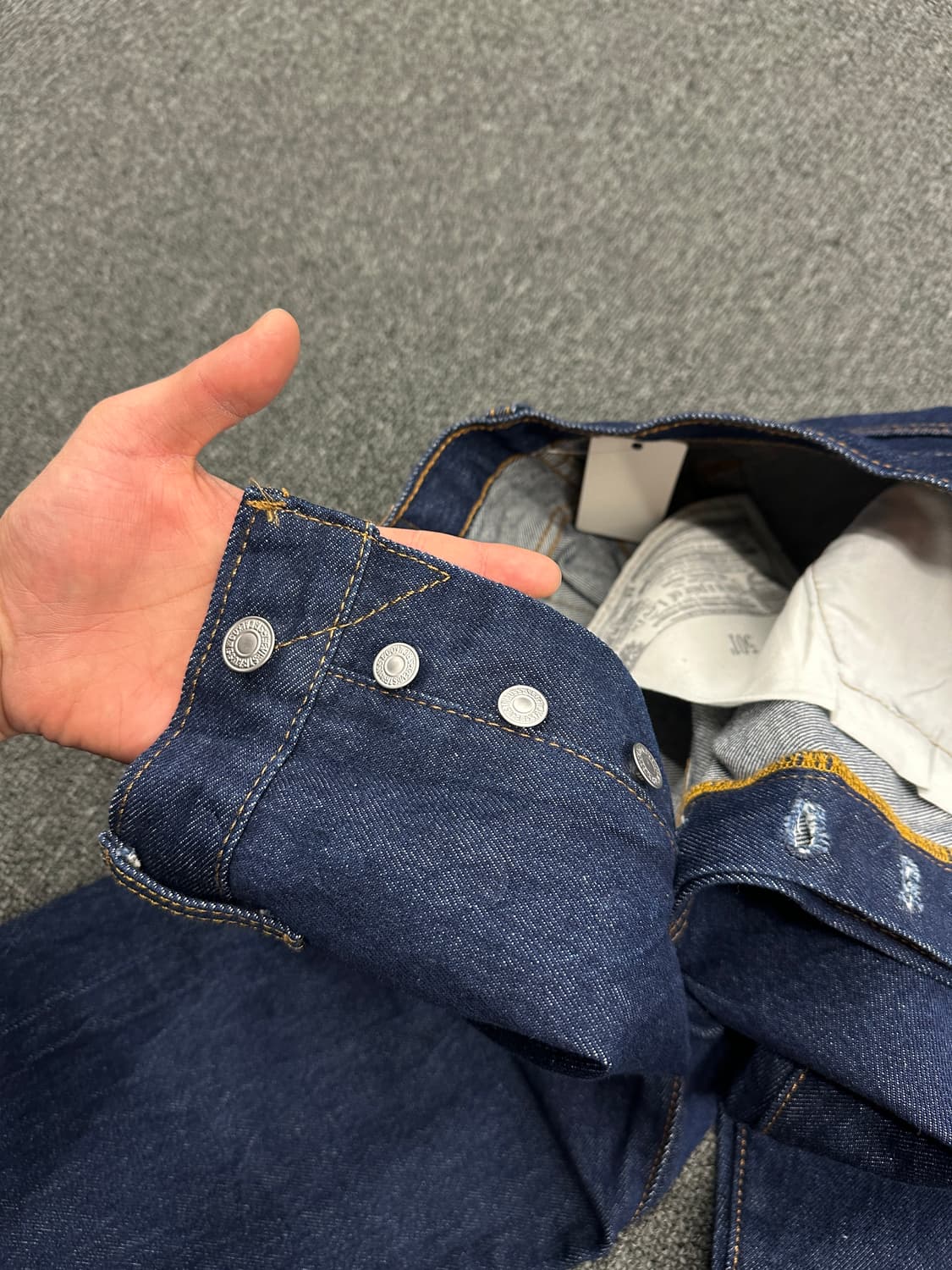 31/32) 리바이스 501 진청 데님팬츠 상품이미지4