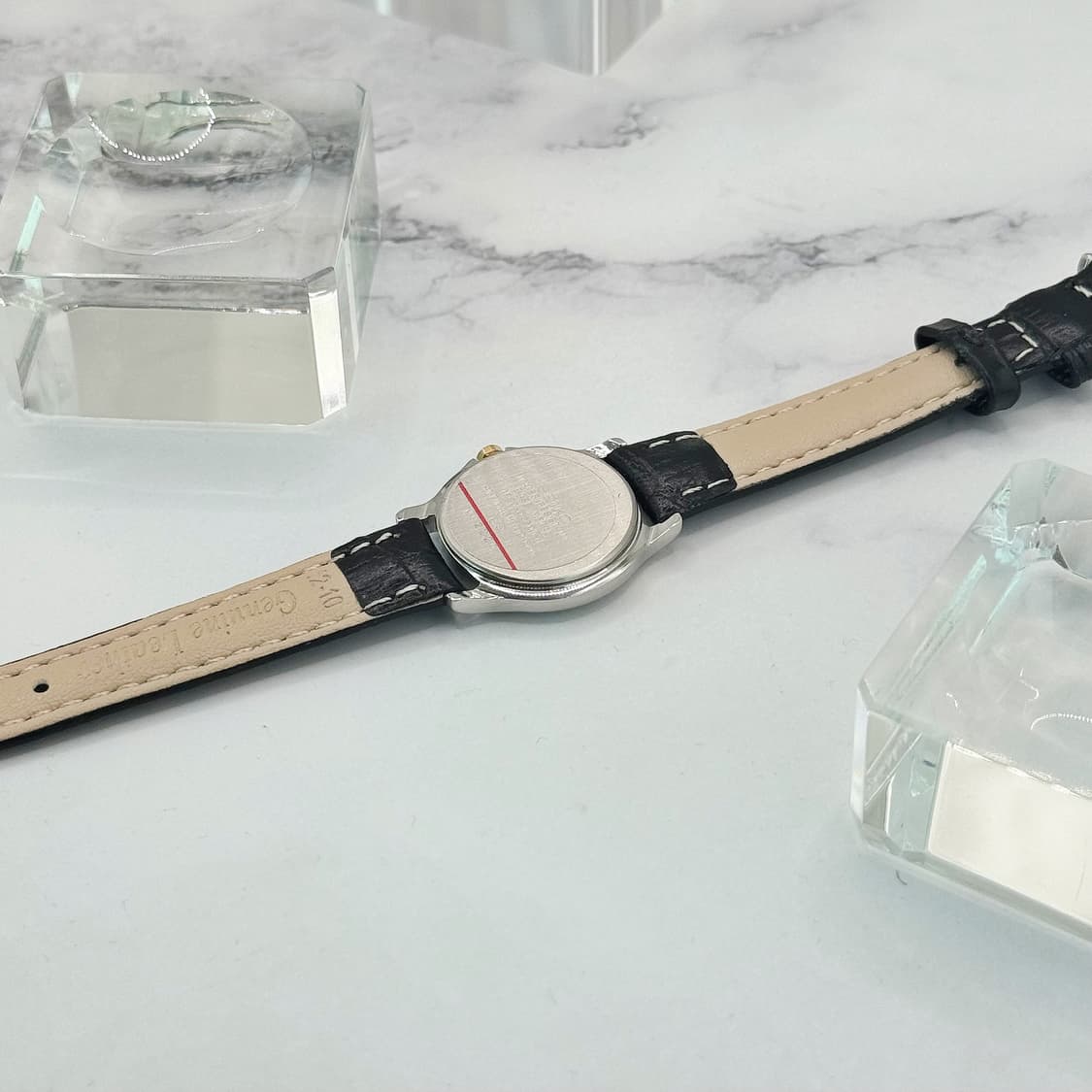 90s00s 빈티지 세이코 크레오 샴페인 골드 워치 상품이미지8