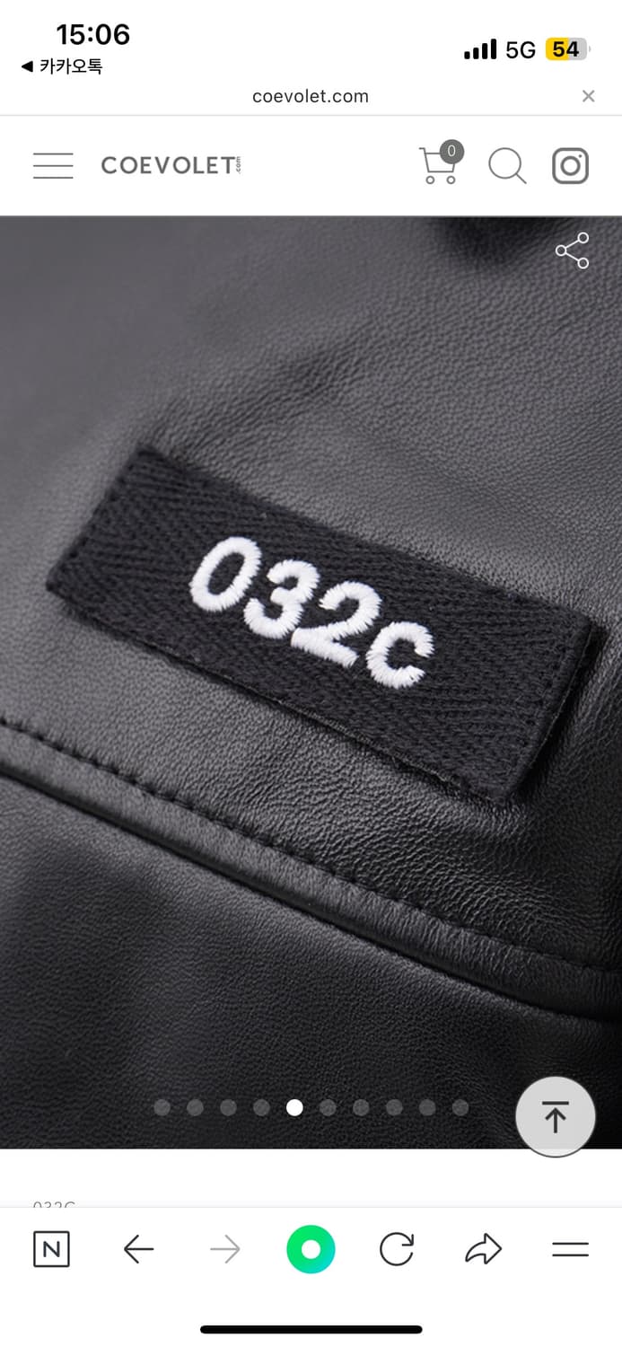 032c 레더 코치 자켓 (XL) 상품이미지5