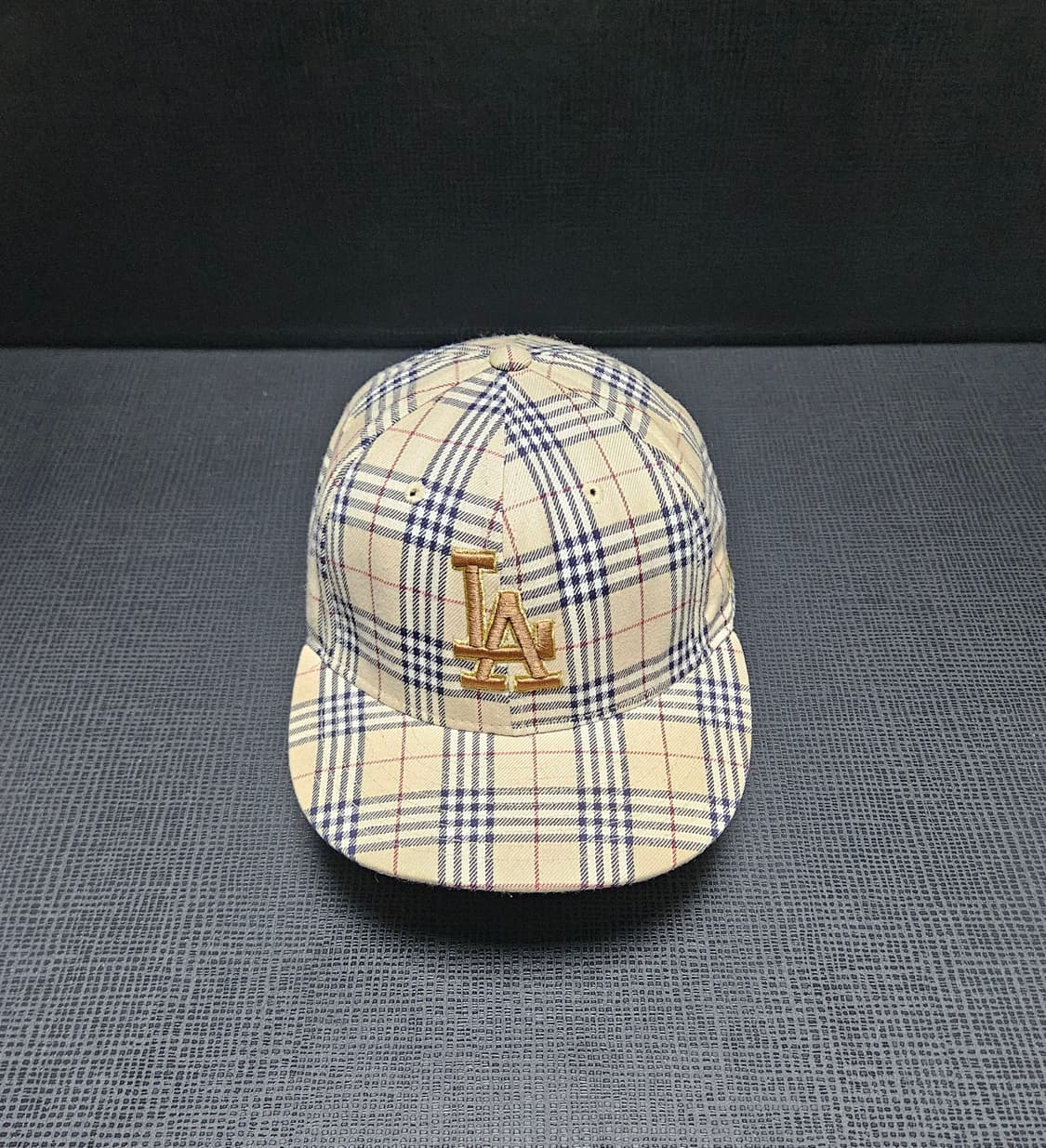 S-M 뉴에라 버버리 콜라보 울 모자 볼캡 사이즈캡 LA 다저스 상품이미지1