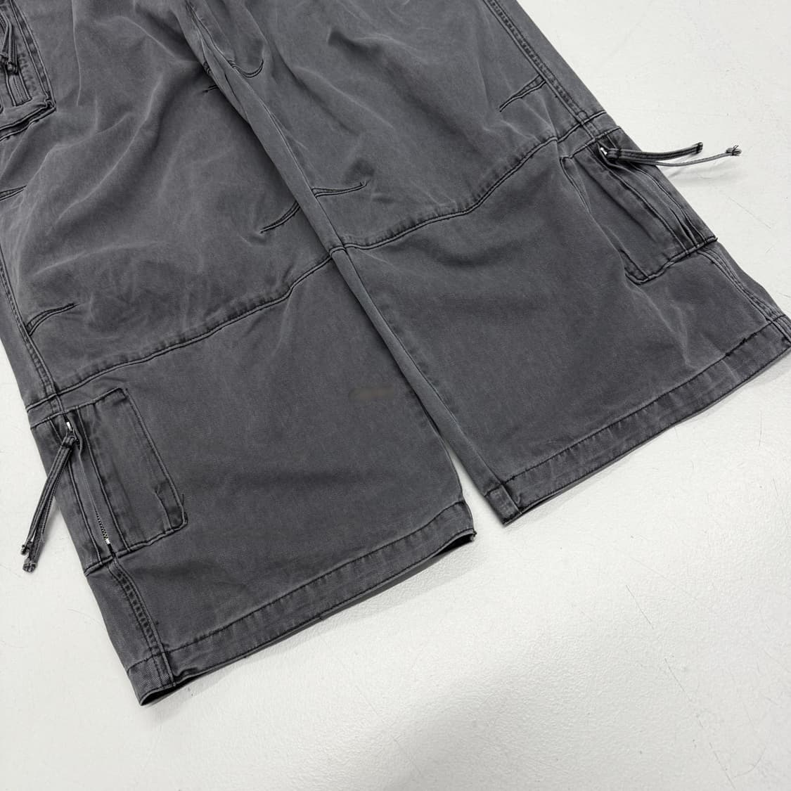 밀로 아카이브 멀티포켓 탄창 와이드 워싱 카고팬츠 상품이미지6