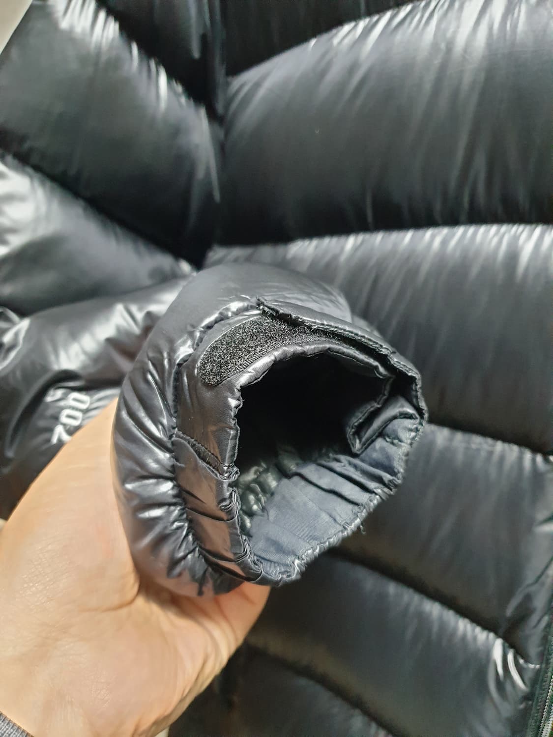 [xl/105] 노스페이스 메트로패딩 유광블랙 상품이미지5