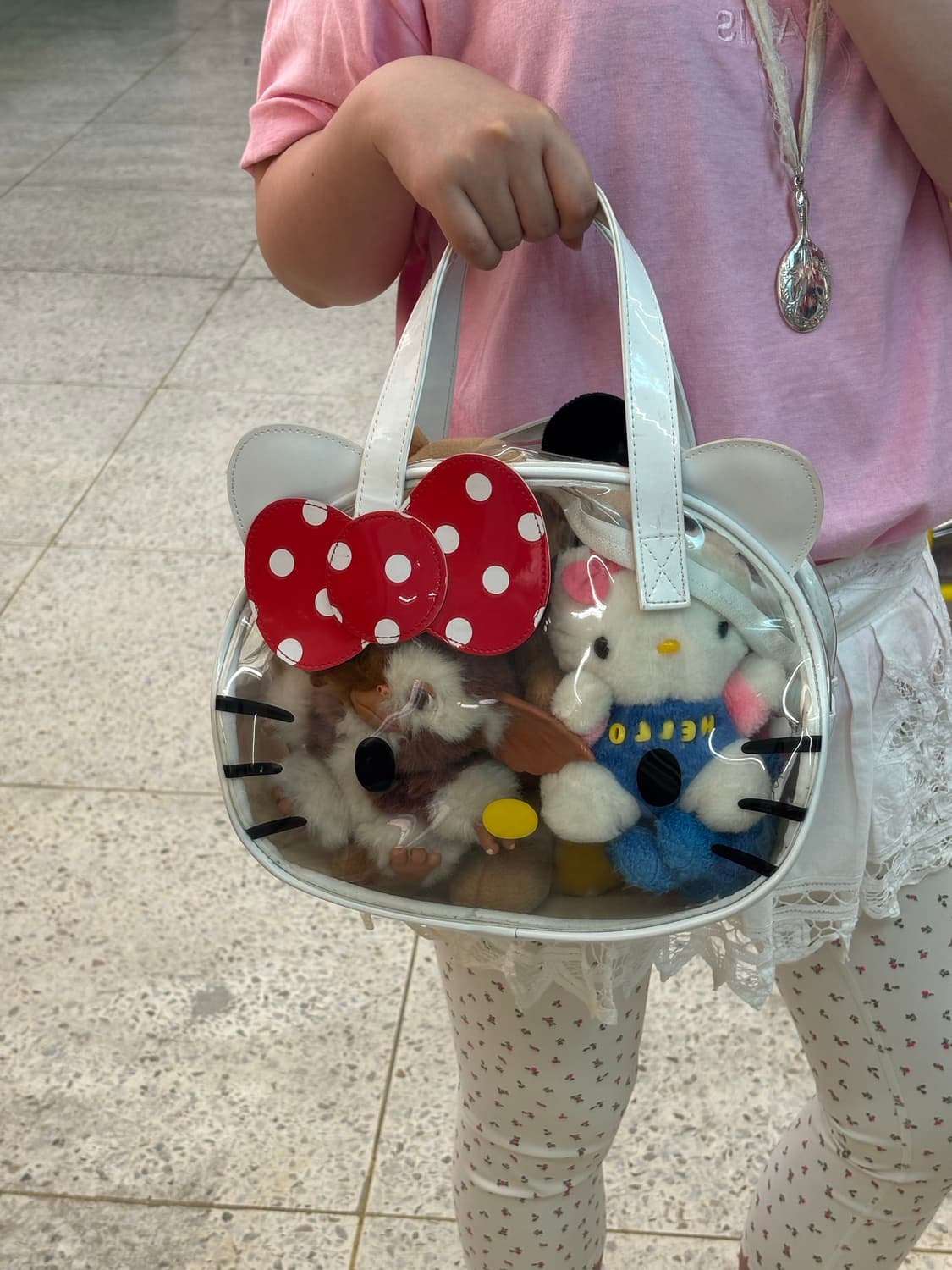 Rare Vintage Clear Hello Kitty Face Bag 상품이미지7