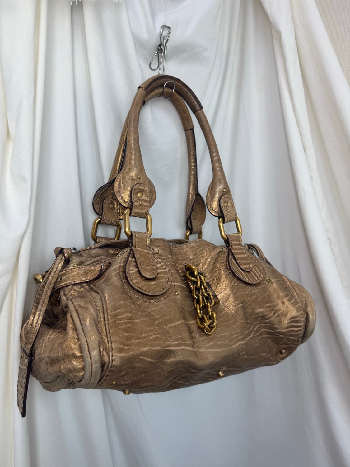 Gold Chloe paddington bag  상품이미지2