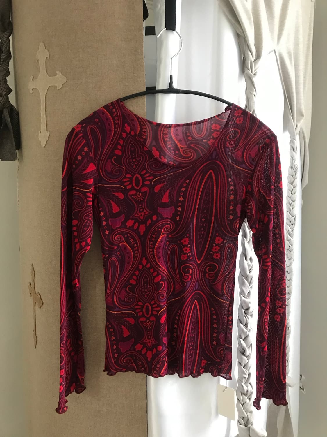 vintage pattern mash top 상품이미지7