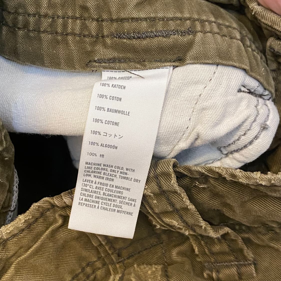 00s USA 빈티지 홀리스터 카모 카고반바지 버뮤다팬츠 상품이미지6
