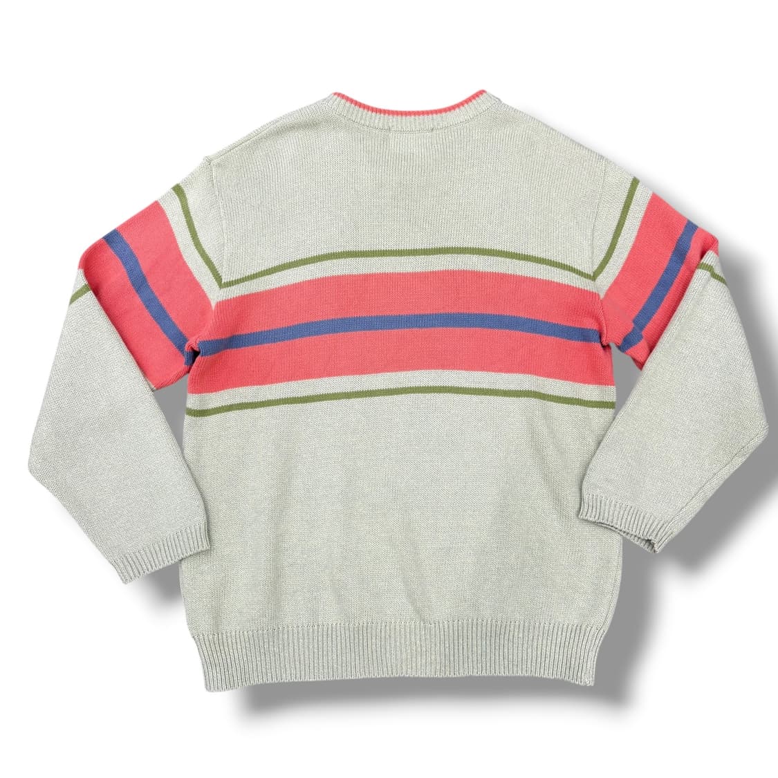 발렌티노 피스타치오 핑크 자수 코튼 라운드 니트 상품이미지2