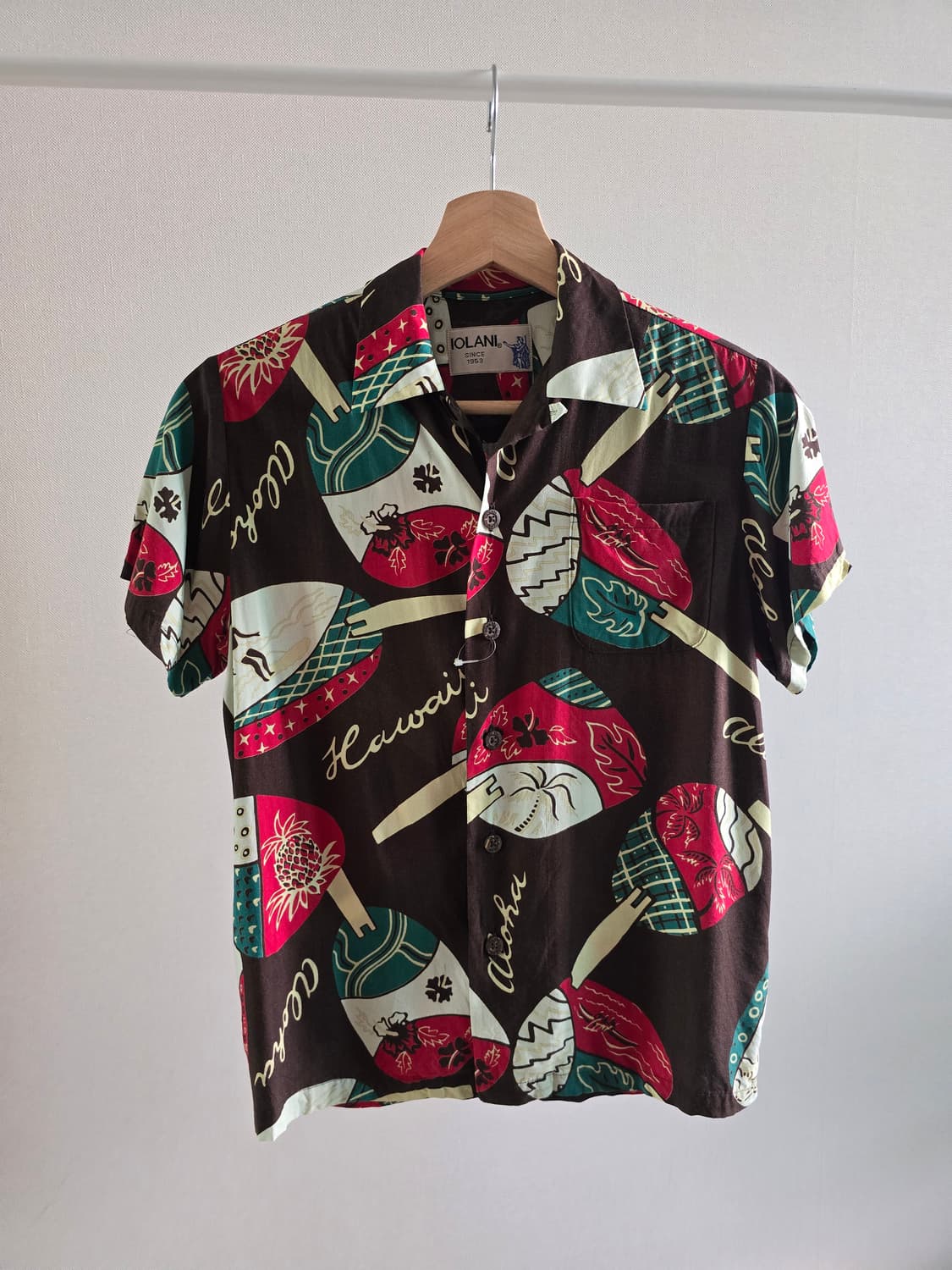 IOLANI HAWAIIAN 레이온 셔츠  상품이미지3
