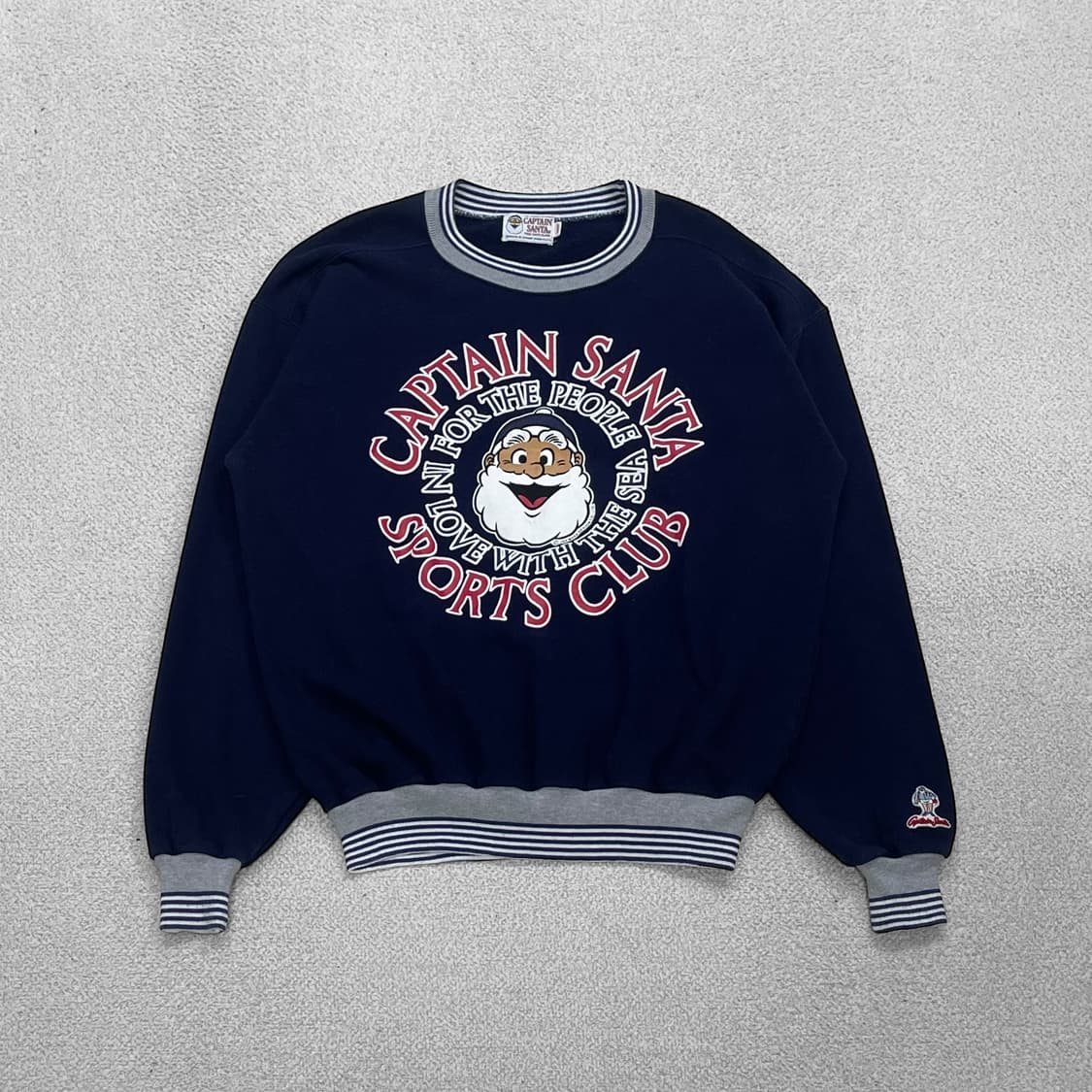 캡틴산타 스포츠클럽 크루넥 스웻셔츠 맨투맨 네이비 상품이미지1