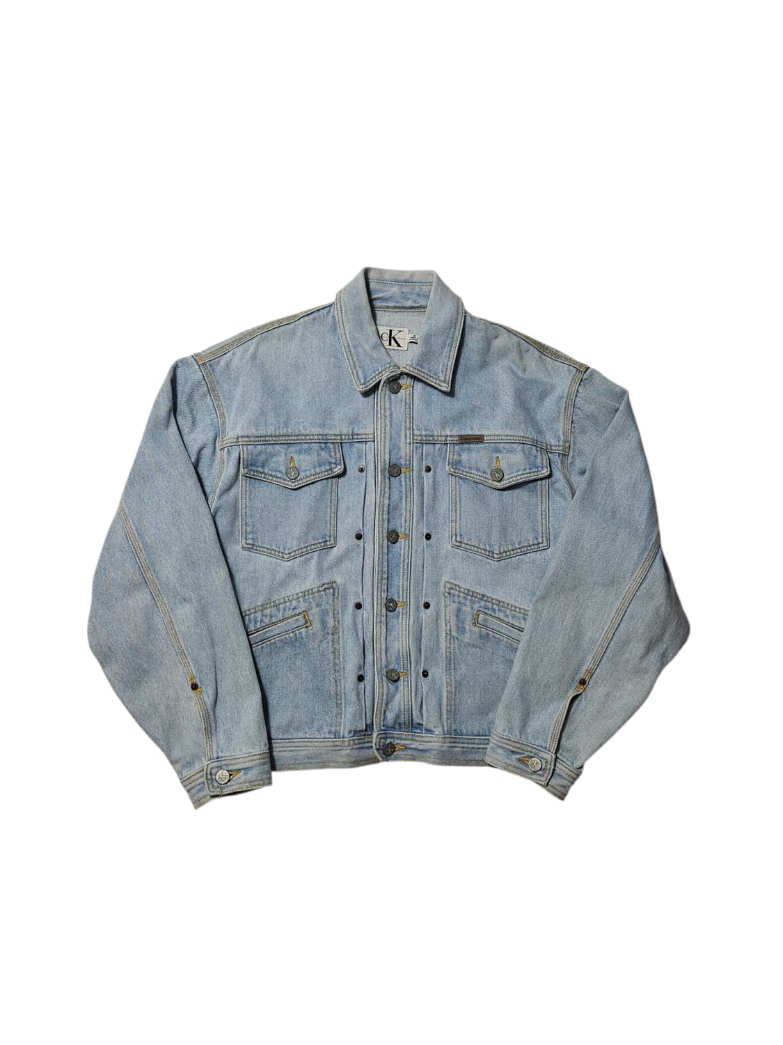 1990's 캘빈클라인 빈티지 트러커 청자켓 S 100 상품이미지1