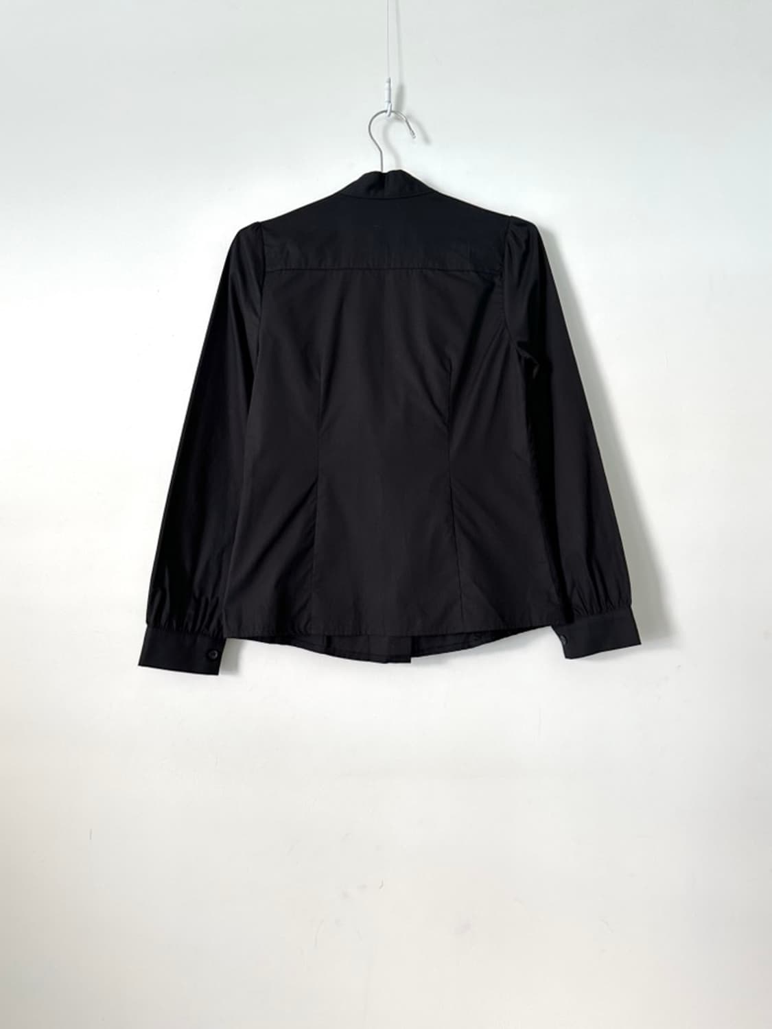 Neck frill shirt / black 상품이미지5
