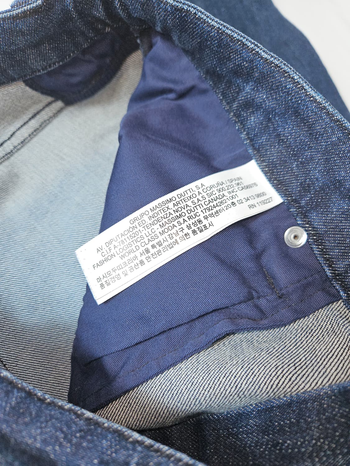 마시모두띠 옴므 청바지 데님팬츠 진 가죽패치 38 상품이미지5