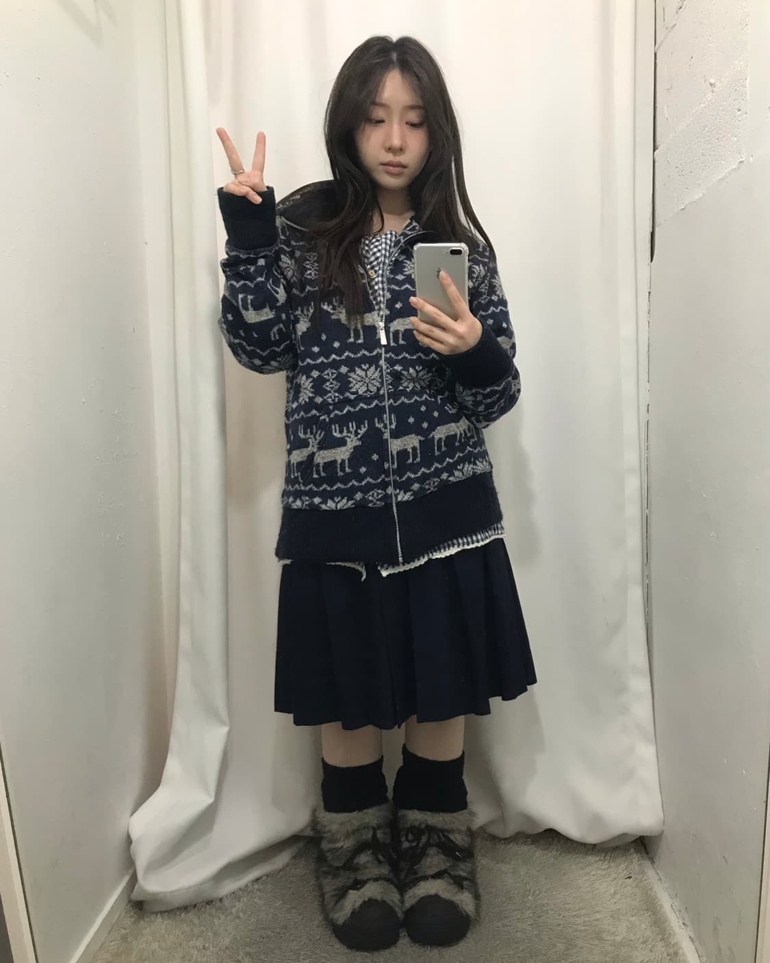 네이비 모리 코디 세트 ⭐️ 상품이미지1