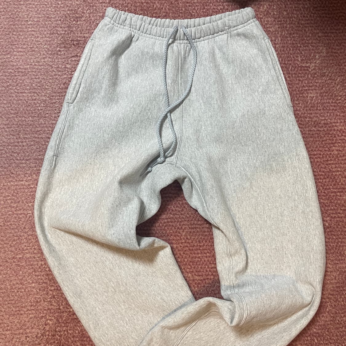 캠버 크로스니트 스웻팬츠 헤더그레이 상품이미지1