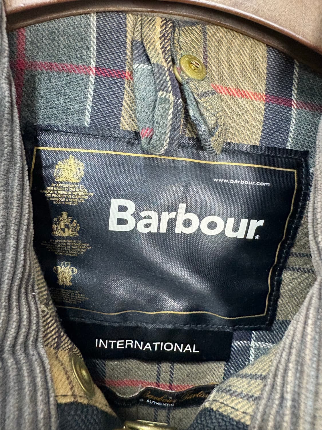 바버 인터내셔널 오리지널 왁스 자켓 A3302 상품이미지7