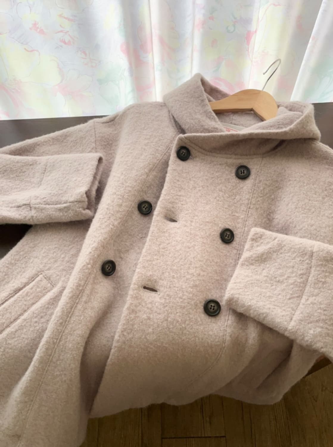  마루빈티지 더블버튼 코트 모리걸 코트 울자켓 상품이미지3
