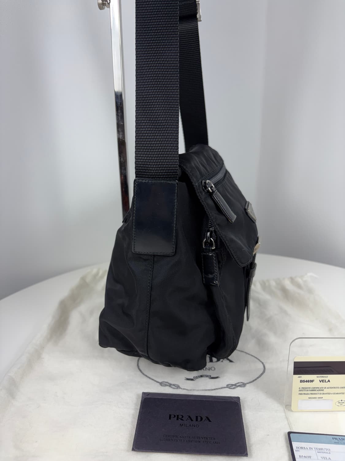프라다 B5469F 나일론 크로스백 메신저백 상품이미지6