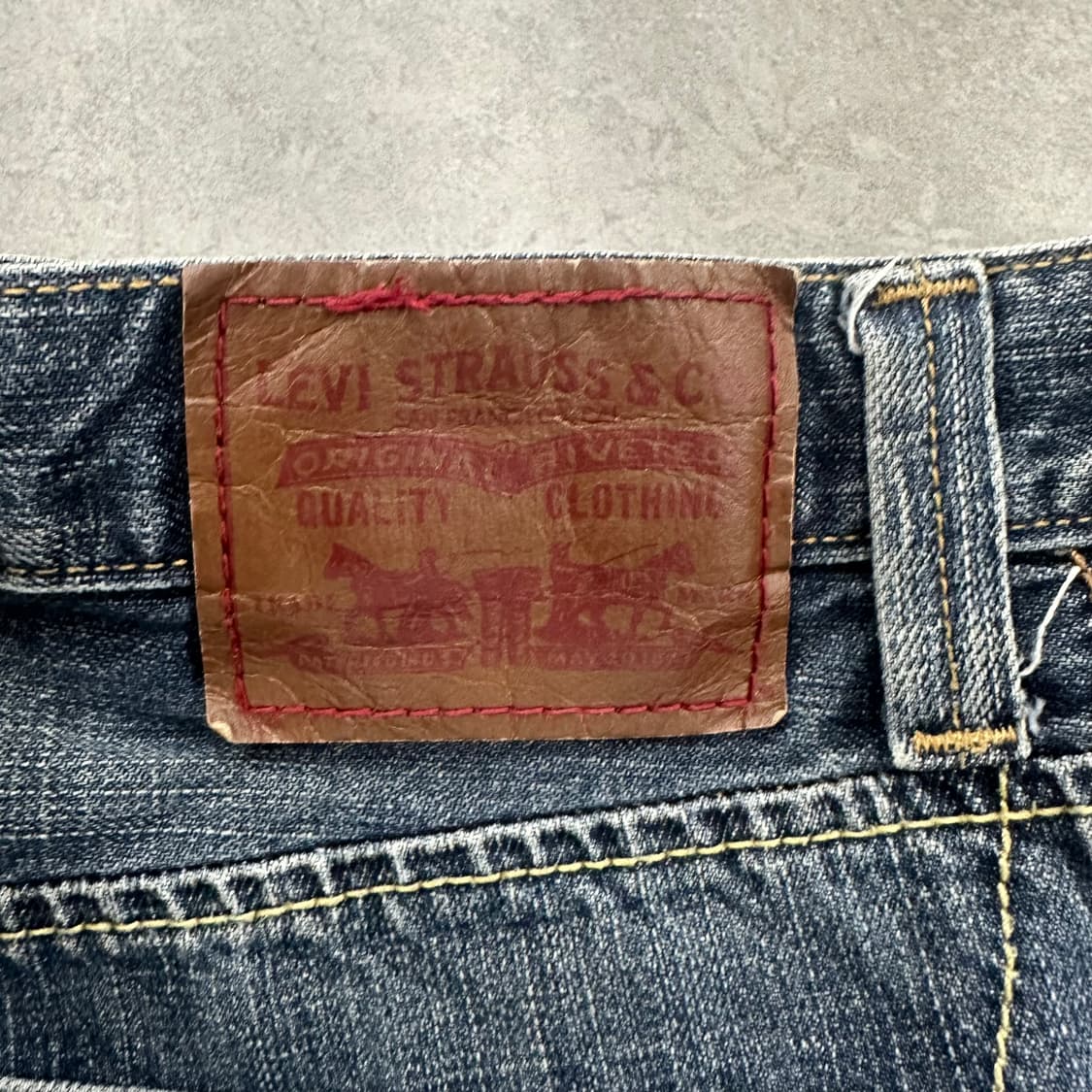 33 리바이스 514 남자 워싱 데님 청바지 상품이미지4