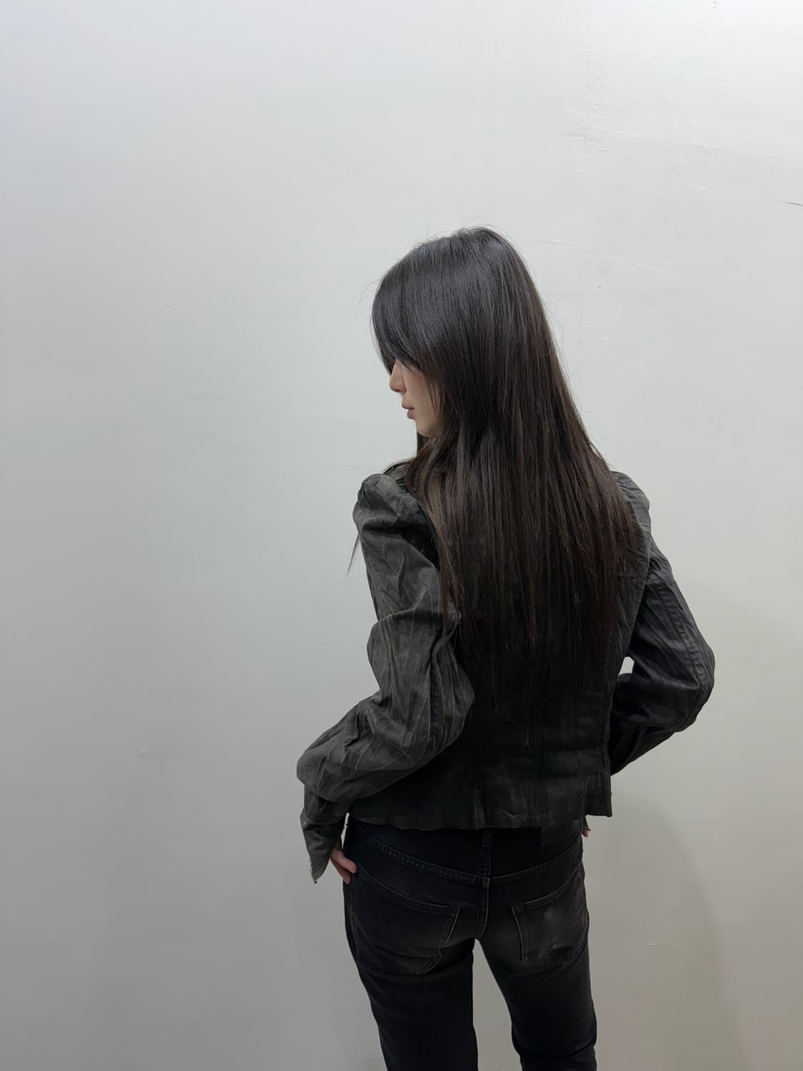락시크 무드 피그먼트 투웨이 집업 자켓 상품이미지6